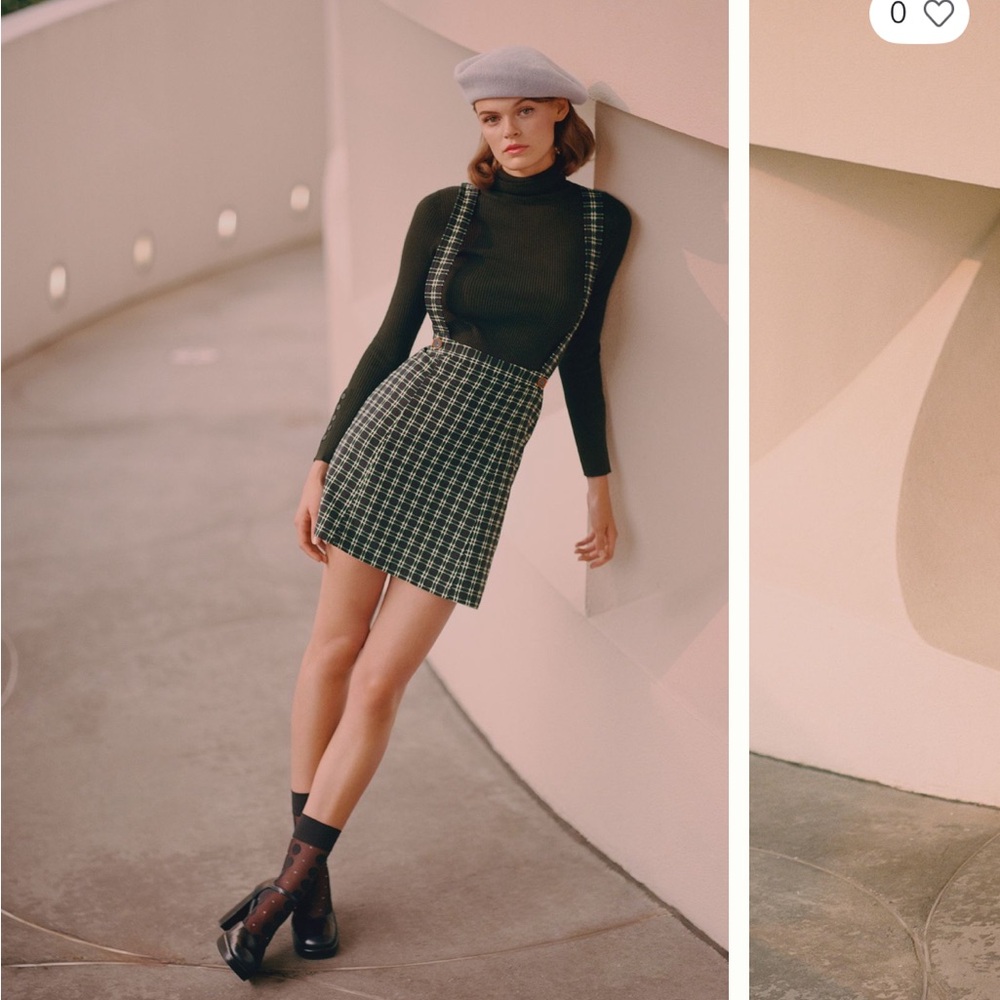 Maeve Green Plaid Women's Skirt